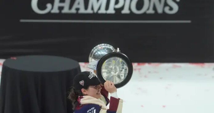 Roque nets two goals to lead Montreal past Ottawa to win PWHL’s Walter Cup