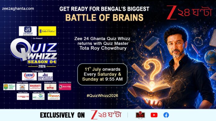 Zee 24 Ghanta Brings Back Bengal’s Biggest Inter-School Knowledge Challenge with ‘Quiz Whizz 2026 – Season 4’