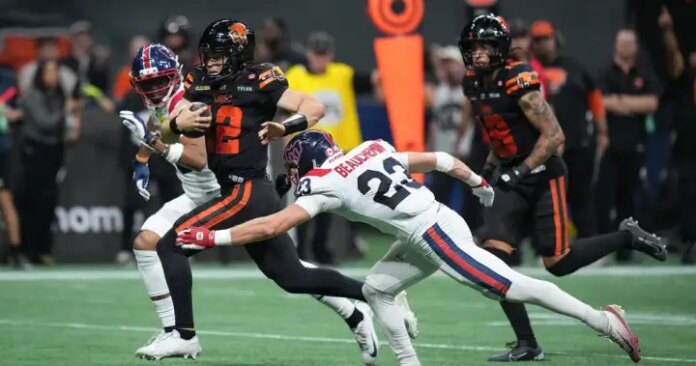 Horvath tallies three TDs, Lions down Alouettes Horvath tallies three TDs, Lions down Alouettes