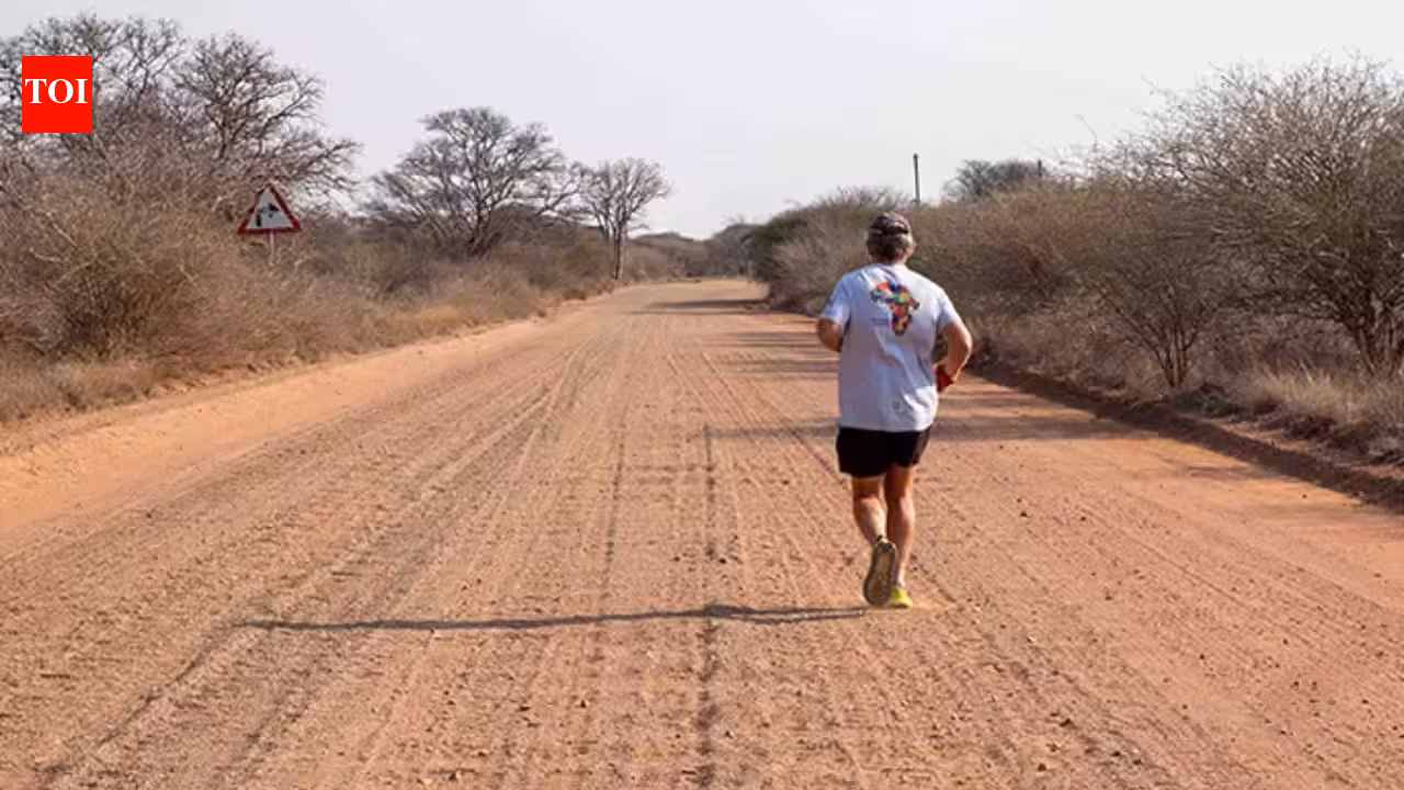 In 2024, a 57-year-old man ran from Cape Town to Cairo in 301 days; gunmen in Ethiopia nearly kidnapped him during his 6,706-mile long journey | World News In 2024, a 57-year-old man ran from Cape Town to Cairo in 301 days; gunmen in Ethiopia nearly kidnapped him during his 6,706-mile long journey | World News