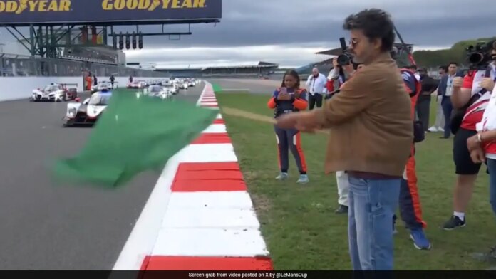 Video: Vijay Flags Off Le Mans Race With Actor-Racer Ajith As Participant
