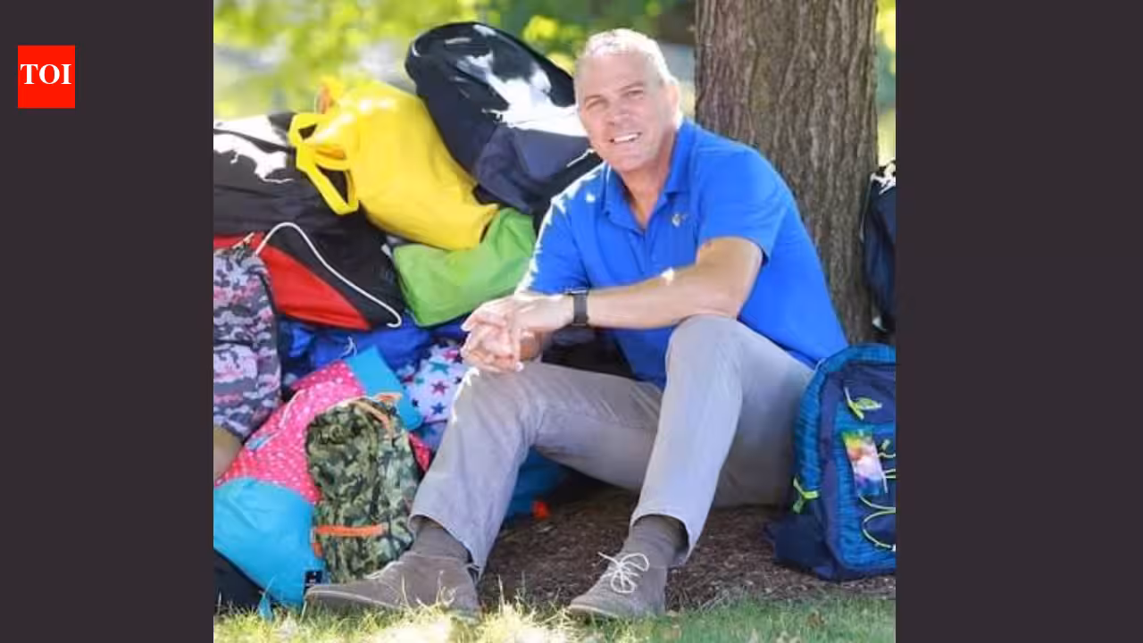 In 2013, Rob Scheer began packing backpacks at his dining table after recalling carrying his belongings in trash bags as a foster child; his charity has distributed 300,000+ backpacks
