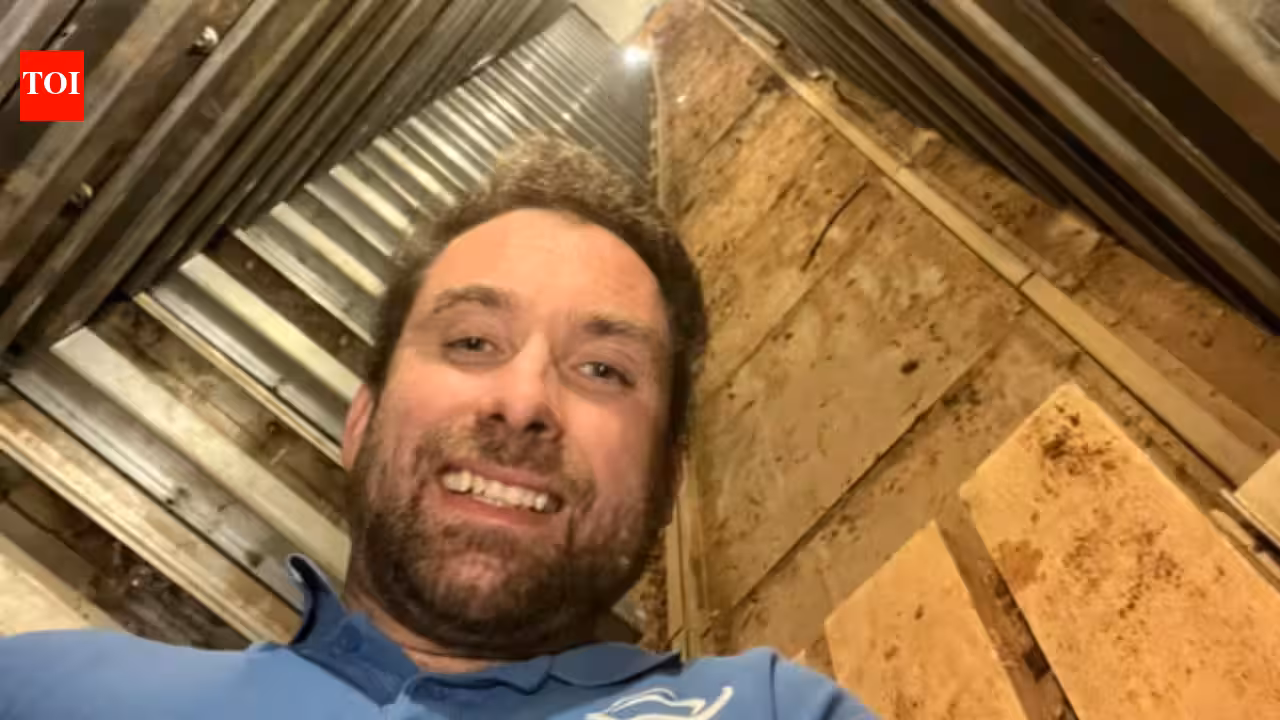 A British man spent 11 years building a World War II-style bunker under his garden, adding a 35-foot escape tunnel and a hidden beer lift, with the construction budget expected to reach £35,000 A British man spent 11 years building a World War II-style bunker under his garden, adding a 35-foot escape tunnel and a hidden beer lift, with the construction budget expected to reach £35,000