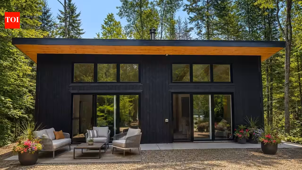 A two-bedroom home in Quebec was built with panels using plastic equivalent to about 200,000 discarded bottles; builders assembled its 1,078 sq ft structural shell in just three days using prefabricated parts