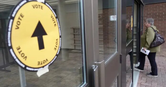 Alberta voting locations extend hours after late openings, delaying referendum results